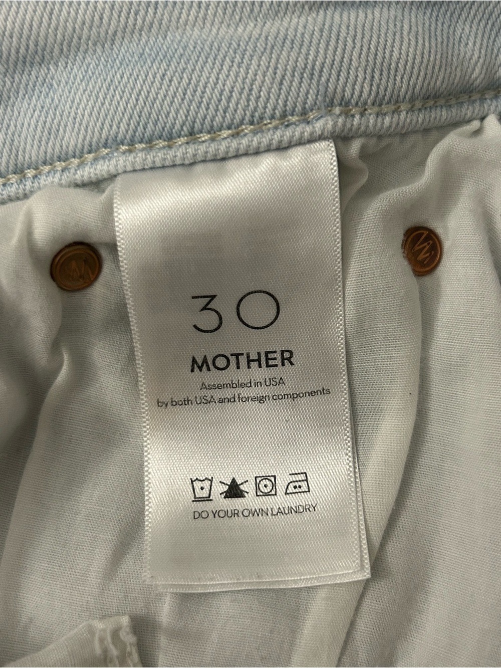 MOTHER The Pixie Tomcat Ankle High-Rise Straight Jeans in Pina Colada Paradise - Picture 12 of 14